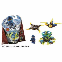 Con quay ninja lốc xoáy spinzitzu xanh dương