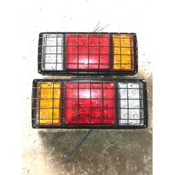 Đèn Hậu ô tô led 3 Nắp Lệch có miếng bảo vệ 24V Đèn Hậu ô tô led 3 Nắp Lệch có miếng bảo vệ 24V