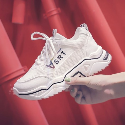 Giày bata nữ độn đế phong cách hàn Quốc hàng xịn