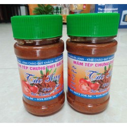Mắm tép chưng thịt đặc biệt Ba làng (hộp tròn 400ml nắp xanh)