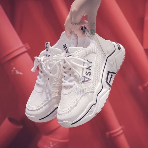 Giày bata nữ độn đế phong cách hàn Quốc hàng xịn