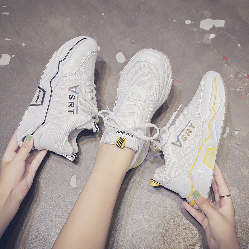 Giày bata nữ độn đế phong cách hàn Quốc hàng xịn