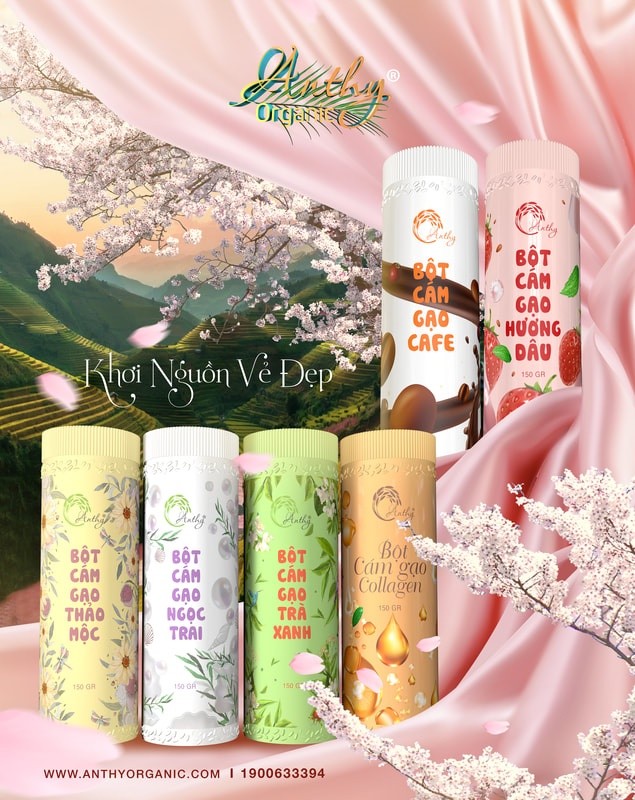 Date 2022-Bột cám gạo Cafe Anthy 150gram [Được kiểm hàng] cám gạo anthy Cafe