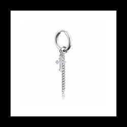 Khuyên tai BTS titan cá tính thánh giá và xích bông tai trang sức phụ kiện nam nữ phong cách Hàn Quốc Khuyên tai BTS titan cá tính thánh giá và xích bông tai trang sức phụ kiện nam nữ phong cách Hàn Quốc