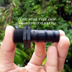20 KHỞI THỦY 1 ĐẦU REN 27 NỐI ỐNG PE 20MM 20 KHỞI THỦY 1 ĐẦU REN 27 NỐI ỐNG PE 20MM