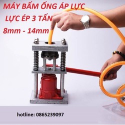 Máy Bấm Đầu Ống Áp Lực Cao Thuỷ Lực 8mm Đến 14mm 3 Tấn Máy Bấm Đầu Ống Áp Lực Cao Thuỷ Lực 8mm Đến 14mm 3 Tấn
