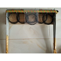 1 bộ Thòng 10 khung cắm , mỗi khung 5 vòng, tặng thêm 5 vòng sơ cua bẫy Quốc, Bịp, Cúm núm, Chồn đèn, chồn hương … – Thongkhung
