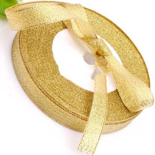 Cuộn ruy băng kim tuyến, ruy băng gói quà màu trơn - phụ kiện trang trí