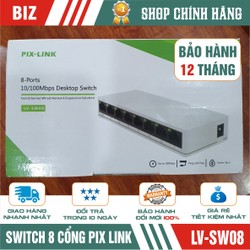 Bộ chia mạng 8 cổng - Switch 8 port PIX-LINK - Hàng chính hãng Bảo hàng 12 tháng