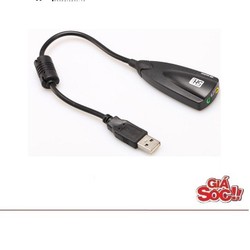 Cáp chia tín hiệu Micro và Loa âm thanh 3D cao cấp - Usb sound 7.1