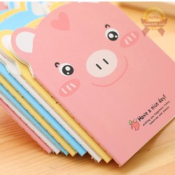 Combo 2 Sổ tay hình heo lợn cute – Vở mini