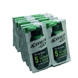 >> SO SÁNH GIÁ DẦU GỘI TRỊ GÀU DẠNG GÓI | Shopee Lazada Sendo Tiki 40 Combo 12 gói Dầu gội trị gàu X men Go Detox shapoo 5gr Hàng Chính Hãng