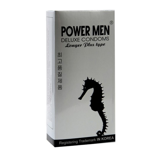 Bao Cao Su Powermen Cá Ngựa Xám Hộp 12 Chiếc