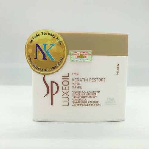 Hấp dầu phục hồi tóc SP Wella Luxe Oil 400ML