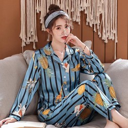 Đồ bộ mặc nhà Nữ phi bóng mềm mại.hoa văn dể thương trẻ trung-215 Đồ bộ mặc nhà Nữ phi bóng mềm mại.hoa văn dể thương trẻ trung-215