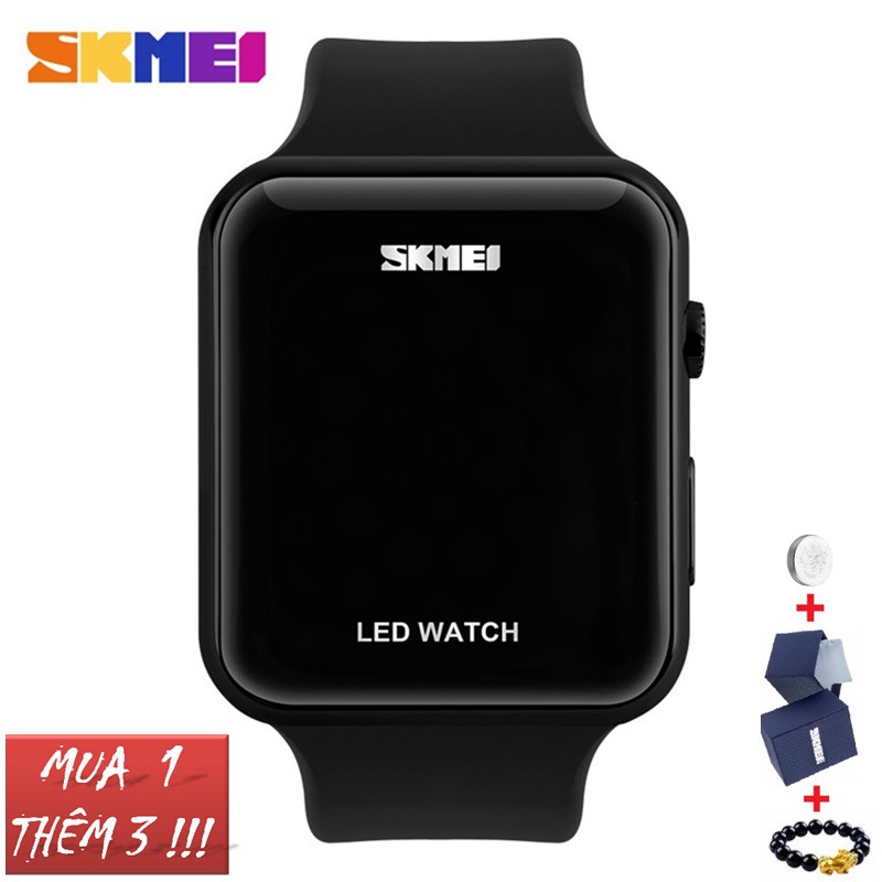 Đồng hồ nam Skmei 1176 dây da đồng hồ điện tử - 1244250661 4