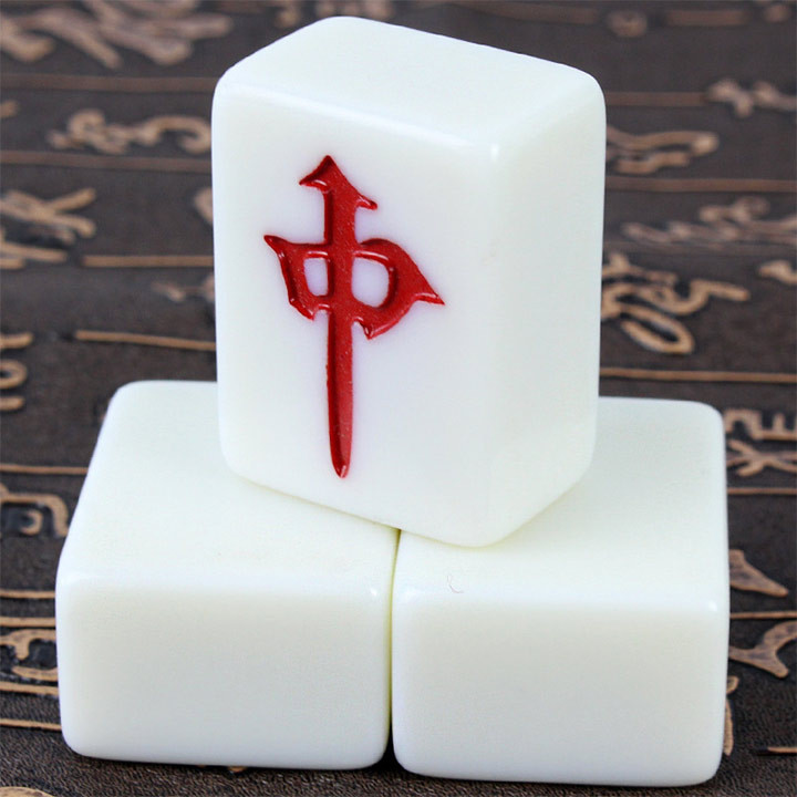 Mạt chược bạch ngọc 144 quân size 42mm