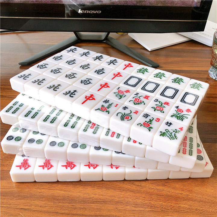 Mạt chược bạch ngọc 144 quân size 42mm