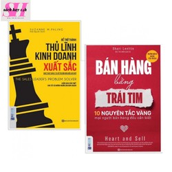 Combo 2 cuốn sách kinh doanh: Để Trở Thành Thủ Lĩnh Kinh Doanh Xuất Sắc Và Bán Hàng Bằng Trái Tim Tặng Bookmark – SH-18