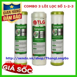 LÕI LỌC NƯỚC KANGARO0 1-2-3 CHÍNH HÃNG KG104A - BỘ 3 LÕI LỌC NƯỚC KANGAR0O SỐ 123