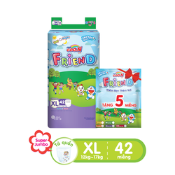 Tã quần Goon Friend M58-L48-XL42-XXL34 tặng 5 miếng cùng size