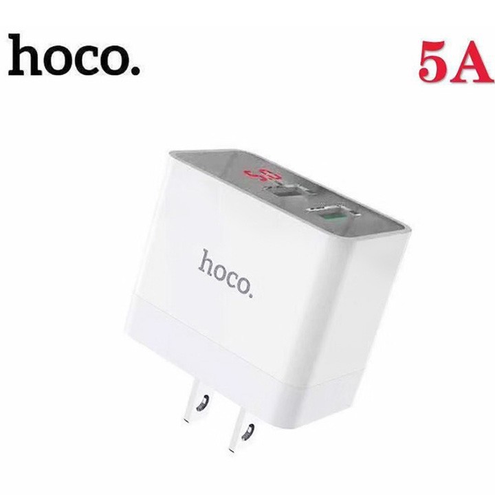Cóc Sạc Nhanh Chuẩn QI Hoco DC28 Màn Hình LED - S-HC-DC28 3