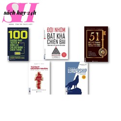 Combo 5 Cuốn Nghệ Thuật Quản Trị và Lãnh Đạo:Dẫn dắt bản thân, đội nhóm và tổ chức vươn xa-Đội nhóm bất khả chiến bại –Thành công từ kỷ luật đến trách nhiệm + 51 chìa khóa vàng để trở thành nhà lãnh đạo-Tư duy doanh nhân-100 phương pháp truyền động – SH-31