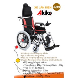 Xe lăn điện ngả nằm Akiko A99