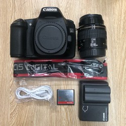 Bộ máy ảnh canon 30D kèm lens canon 35 80 usm ngoại hình khá