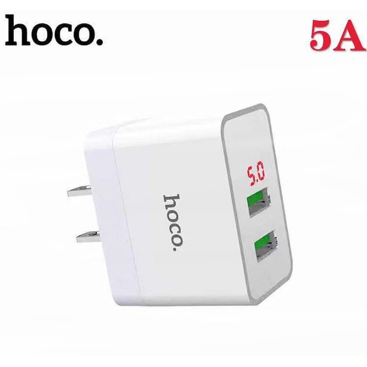Cóc Sạc Nhanh Chuẩn QI Hoco DC28 Màn Hình LED - S-HC-DC28 1