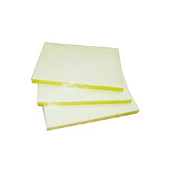 Giấy Decal đế Vàng A4 Bóng