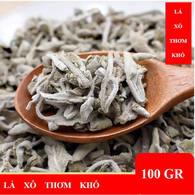 100g Lá xô thơm khô - Sage (thích hợp để đốt xông thơm nhà)