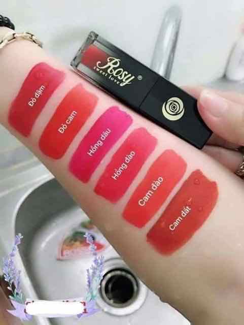 Hình ảnh Son kem rosy đủ 6 màu