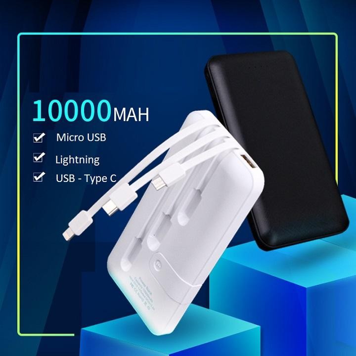 Hình ảnh Sạc Dự Phòng Đa Năng 3 Đầu Ra