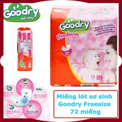 Miếng Lót Sơ Sinh Goodry 72 Miếng Miếng Lót Sơ Sinh Goodry 72 Miếng