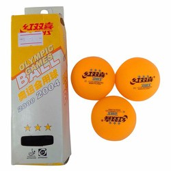 BANH BÓNG BÀN 3 SAO DHS TIÊU CHUẨN THI ĐẤU – HỘP 3 QUẢ – BBB3S