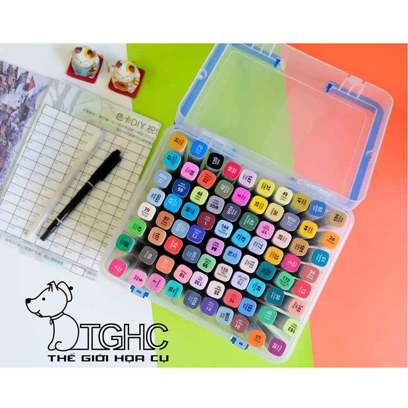 Bút marker touchliit 7 bộ 80 màu