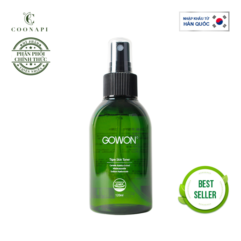 Toner Rau Má Trị Mụn Và Thâm Mụn Gowon Tigre Skin Toner 120ml