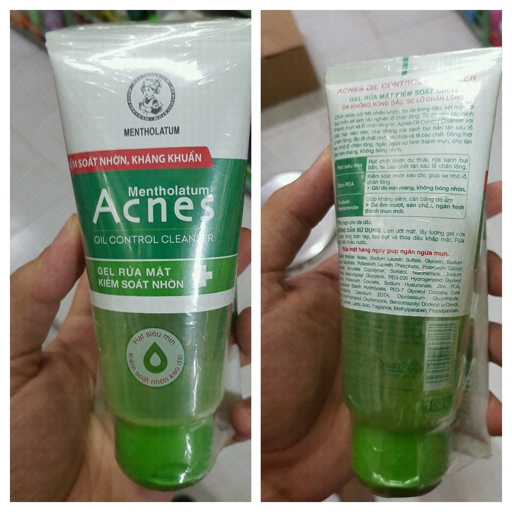 mentholatum acnes oil control cleanser