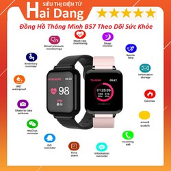 Đồng Hồ Thông Minh B57 Vòng Đeo Theo Dõi Sức Khỏe Bluetooth 4 0 chống nước IP67 2019