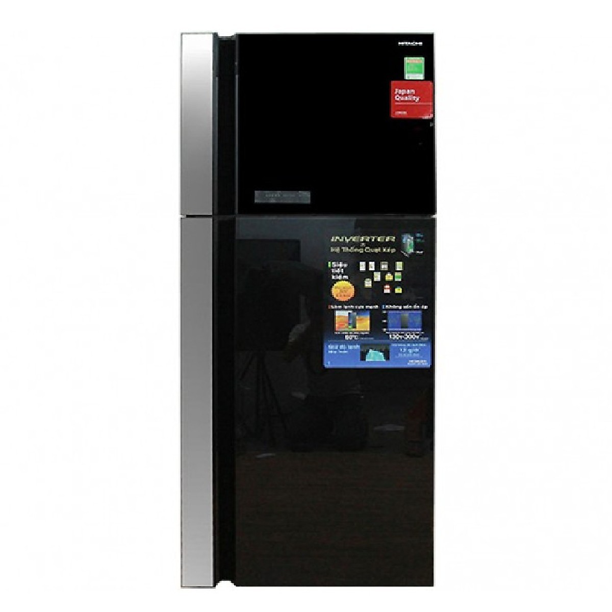 Tủ lạnh Hitachi R-FG560PGV8-GBK 450 lít Inverter