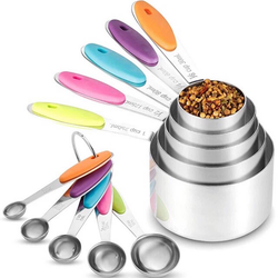 Bộ 10 cup thìa đong inox – Bộ 10 cup thìa đong inox – BCDN