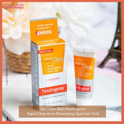 Gel trị mụn Neutrogena Rapid Clear Acne Eliminating Spot