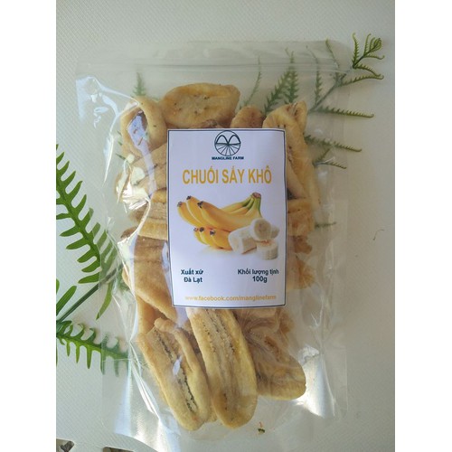 Chuối sấy không đường 500g