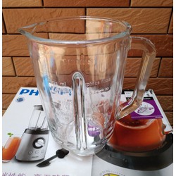 cối thủy tinh máy xay sinh tố phi lip HR 2195-2096 không kèm nắp không kèm cụm dao cối thủy tinh máy xay sinh tố phi lip HR 2195-2096 không kèm nắp không kèm cụm dao