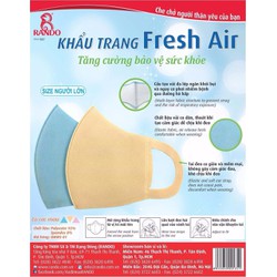 ComBo 4 Khẩu Trang Fresh Air - Chống Bụi ComBo 4 Khẩu Trang Fresh Air - Chống Bụi