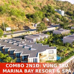 COMBO 2N1Đ 1 PHÒNG TẶNG BỮA TỐI MARINA BAY RESORT & SPA VŨNG TÀU – XE ĐƯA ĐÓN KHỨ HỒI – A10