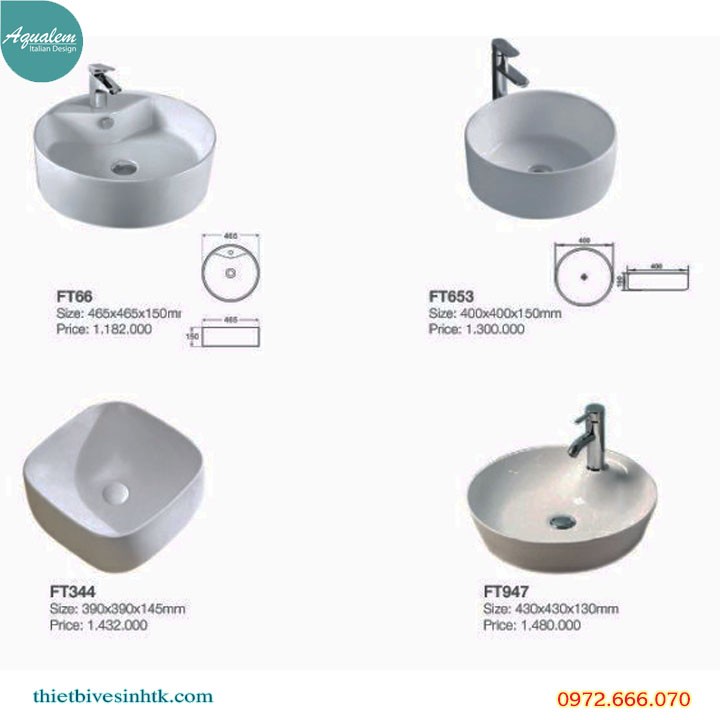 Chậu rửa mặt Atmor AT4570