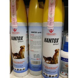 Thuốc xịt Ve, Ghẻ, Bọ Chét Trên Chó Mèo - HANTOX SPRAY chai 300ml