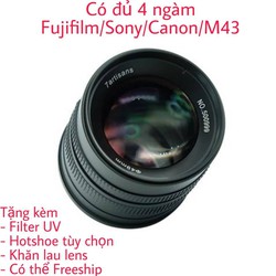 Ống kính 7Artisans 55mm F1.4 + Tặng kèm nhiều quà – 7artisans 55mm F1.4